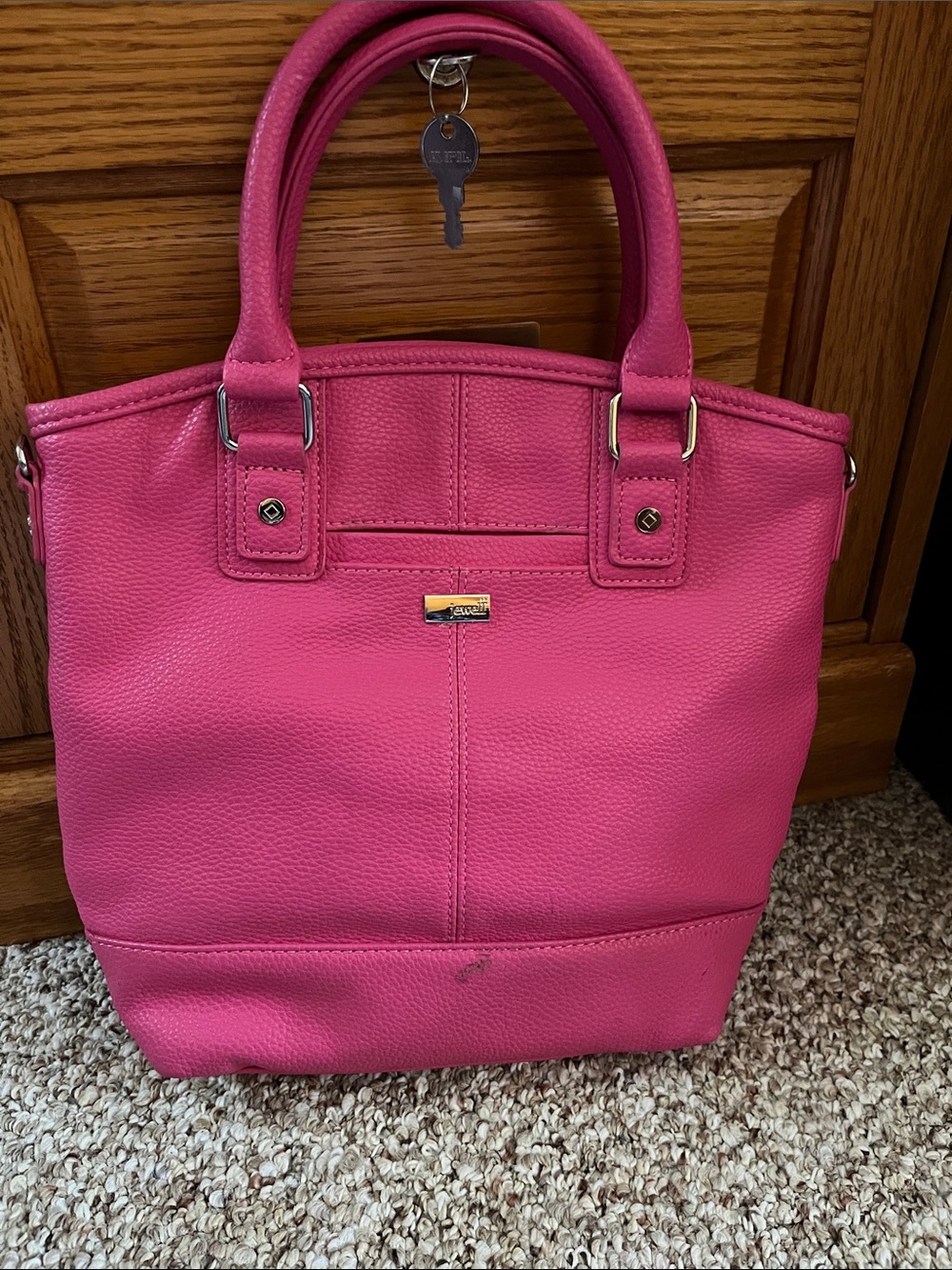 Bright Pink Women's Tote Handbag